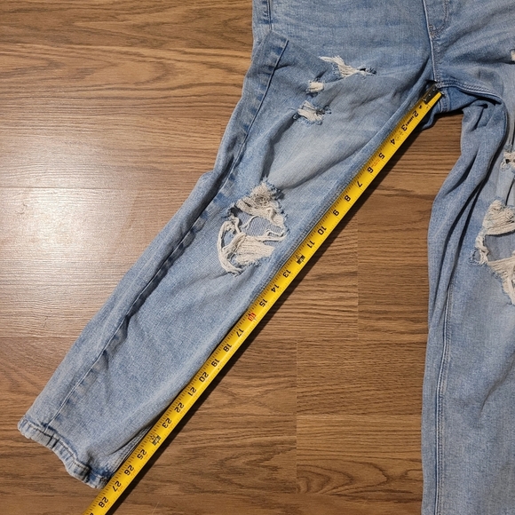 Heavily Distressed Denim Overalls by Garage - Picture 11 of 15